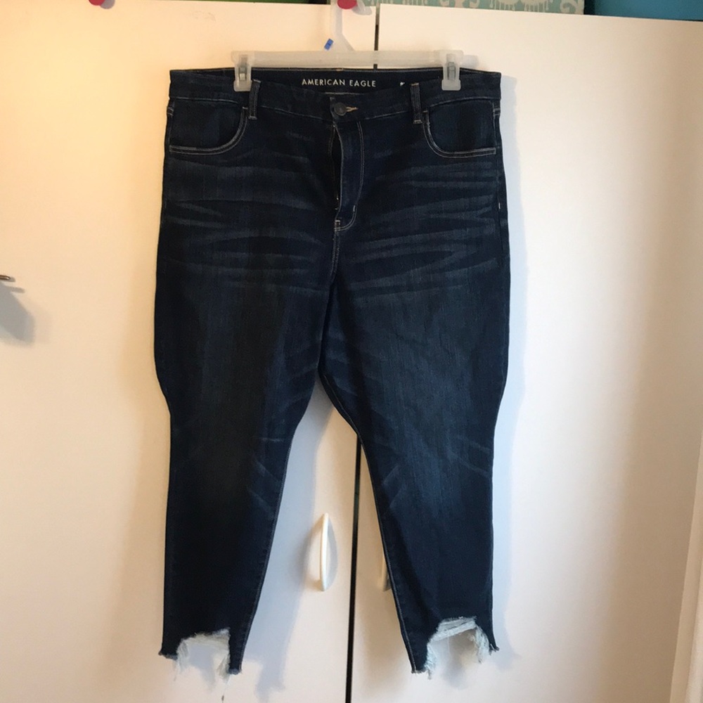 American Eagle hi rise Jegging crop